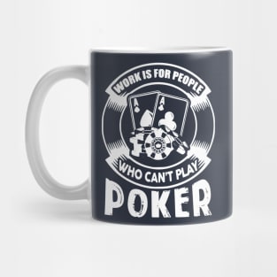 Funny Poker Shirt Mug